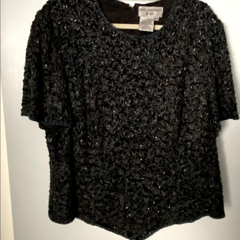 Stunning, glamorous beaded blouse